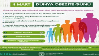 Osmaniye İl Sağlık Müdürlüğü'nden 4 Mart Dünya Obezite Günü Mesajı