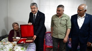 Osmaniye Valisi Dr. Erdinç Yılmaz, Şehit Ailelerini Ziyaret Etti