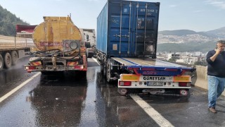 Osmaniye’de Seyir Halindeki Tırın Dorsesinde Yangın Çıktı