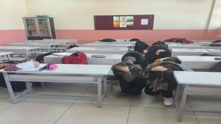 Özalpteki tüm okullarda deprem tatbikatı yapıldı