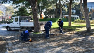 Parklarda bakım onarım çalışmaları hız kesmeden sürüyor