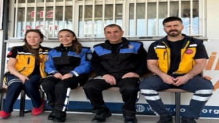 Polis ekipleri sağlık kuruluşlarını ziyaret etti