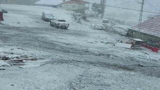 Posof güne kar ile uyandı