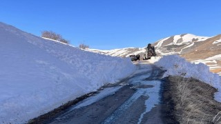 Posofa çığ düştü, köy yolu ulaşıma kapandı