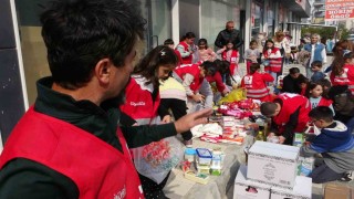 Ramazan ayı nedeniyle çocuklar örnek bir çalışmaya imza attı