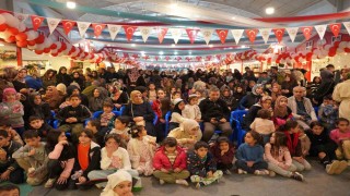 Ramazan Çarşısında minik öğrencilerden duygusal etkinlik