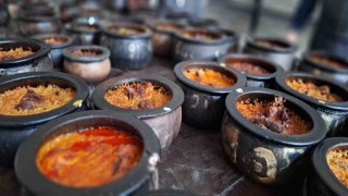 Ramazanın vazgeçilmez lezzeti: 8 saatte pişiyor, hazır olduğu, kaleden çalınan davulla duyuruluyor