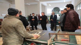 Refahiyede arı kovanı çıtası üretim atölyesi açıldı