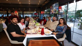 Rektör Türkoğan, öğrenci topluluk başkanlarıyla iftarda buluştu