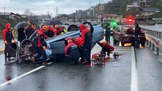 Rizede otomobil ile cip çarpıştı: 1 ölü