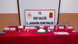 Rizede uyuşturucu operasyonu : 1 kişi tutuklandı