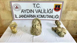 Roma dönemine ait eserleri 200 bin dolara satmak isterken yakalandılar