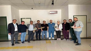 Sağlık-Sen Başkanı, İdil Devlet Hastanesindeki çalışanlarla bir araya geldi