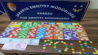 Sakaryada kumar oynayan 11 şahsa adli ve idari işlem
