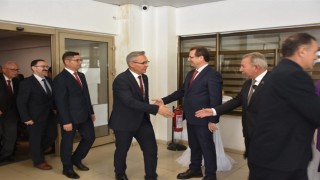 Salihli protokolü bayramlaştı