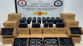 Samsunda 1 ton etil alkol ele geçirildi