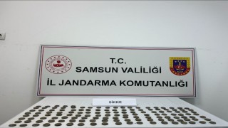 Samsunda 130 adet sikke ele geçirildi