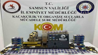 Samsunda 5 bin dolu makaron ele geçirildi