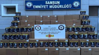 Samsunda 6 bin 500 paket kaçak tütün ele geçirildi