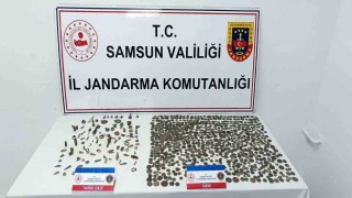 Samsunda jandarmadan tarihi eser operasyonu