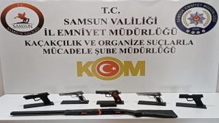 Samsunda silah operasyonu