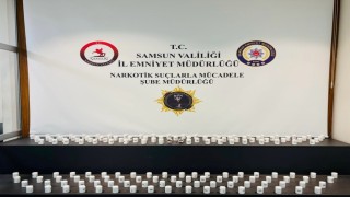 Samsunda uyuşturucu operasyonu: 8 bin 563 adet sentetik ecza ele geçirildi