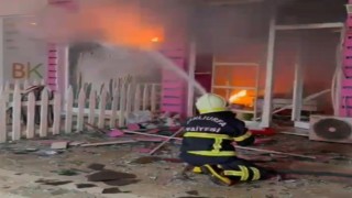 Şanlıurfada iş yeri yangını kontrol altına alındı