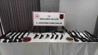Şanlıurfada silah kaçakçılığı operasyonu: 14 gözaltı