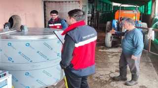 Şaphanede süt sağım sistemi ve soğutma tankının kayıt ve kontrol işlemleri