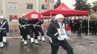 Şehit polis memuru törenle memleketine uğurlandı