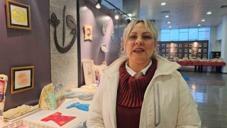 Şehit ve gazi yakınları sanatla anılarını yaşattı
