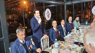 Şehit yakınları ve gaziler iftarda bir arayageldi