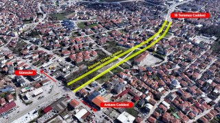 Şehrin o bölgesindeki trafik sorunu rahatlatacak proje