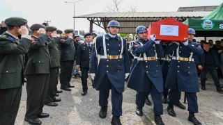 Serikte terör gazisi törenle defnedildi