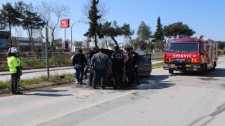 Seyir halindeyken dumanlar yükseldi