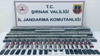 Şırnakta jandarma 4 milyon 571 bin TLlik kaçakçılığı önledi