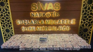 Sivasta 21 bin 27 adet sentetik ecza ele geçirildi
