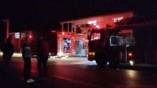 Sobadan çıkan kıvılcımlar paniğe sebep oldu