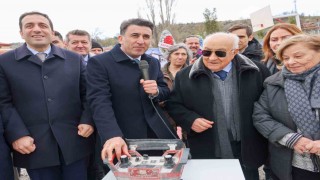 Söğütte 8 sınıflık anaokulu için temel atma töreni gerçekleştirildi