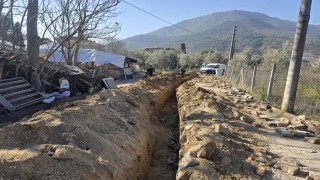 Su hattı arızası hızla giderildi