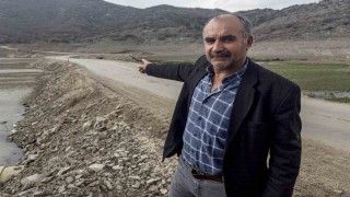 Sular çekilince ortaya çıkan yol 18 köyün ulaşımını kolaylaştırdı