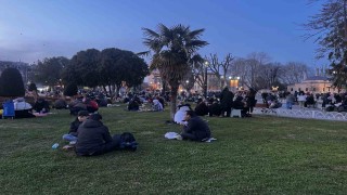Sultanahmette ilk iftar heyecanı