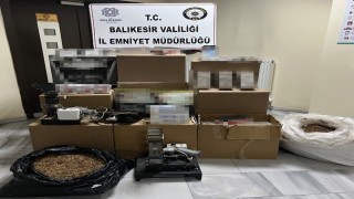 Susurlukta kaçak tütün operasyonu: 6 şüpheli hakkında işlem başlatıldı