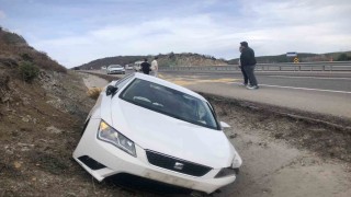 Tavşanlıda trafik kazası 1 yaralı