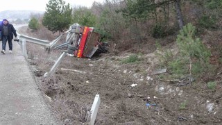Tavşanlıda trafik kazası, 1 yaralı