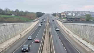 Tekirdağda bayram trafiği yoğunluğu