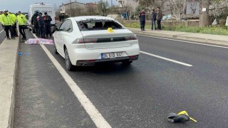 Tekirdağda feci kaza: Otomobilin çarptığı yaya hayatını kaybetti