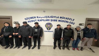 Tekirdağda İranlı ve Afgan kaçak göçmenler yakalandı