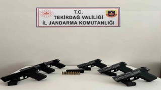 Tekirdağda jandarmadan kaçakçılık ve silah operasyonu