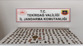Tekirdağda jandarmadan tarihi eser operasyonu